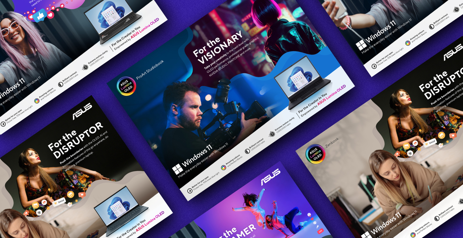 <p>Demonstrating how ASUS OLED can unleash <strong>the Creator</strong> within everyone.</p>